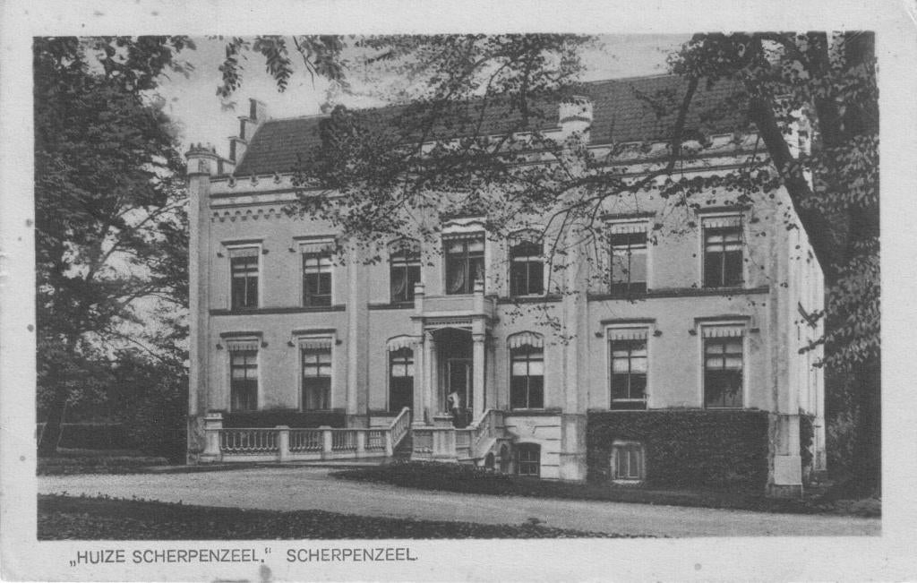 Scherpenzeel, Huize Scherpenzeel, Verzenden, 1920 tot 1940, Gelopen, Gelderland