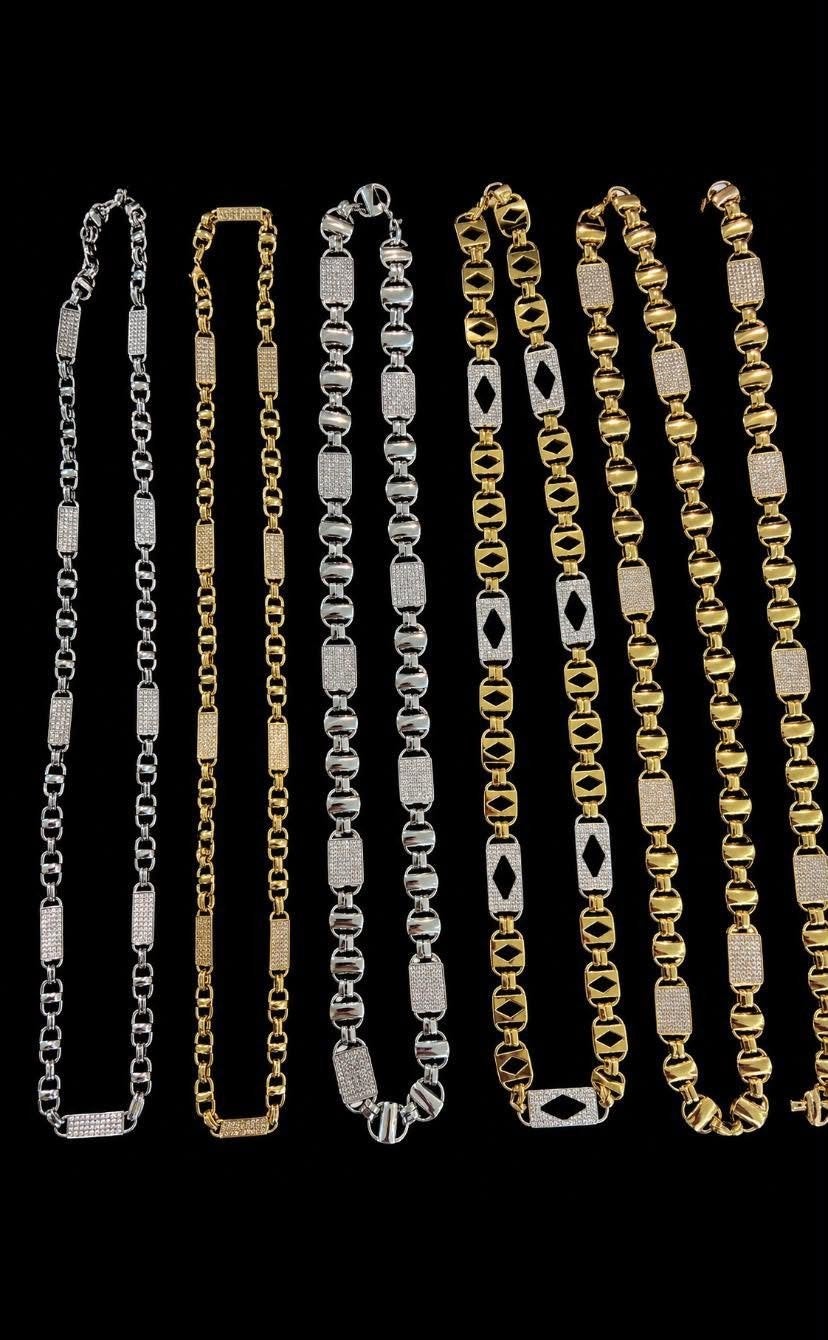 Luxe kettingen collectie - NIEUW, Sieraden, Tassen en Uiterlijk, Kettingen, Ophalen of Verzenden, Nieuw, Goud, Goud