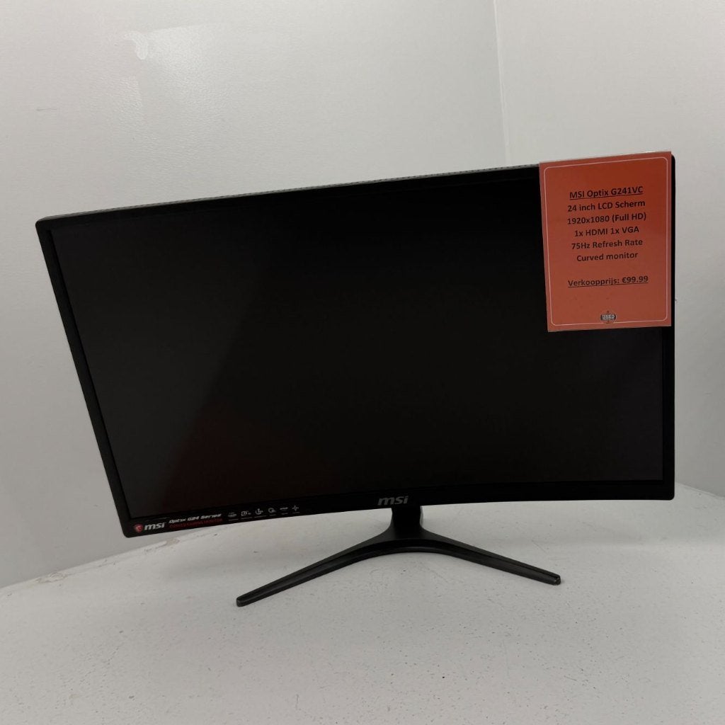 MSI Optix G241VC Monitor | Met garantie, Ophalen, MSI, IPS, 101 t/m 150 Hz