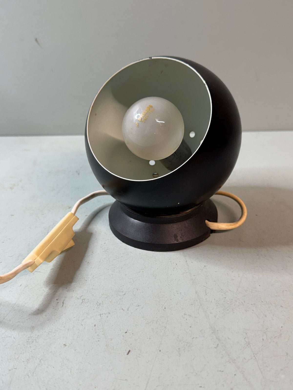 Vintage Space Age Bol Magneet Lampje - Mid Century Design, Ophalen of Verzenden