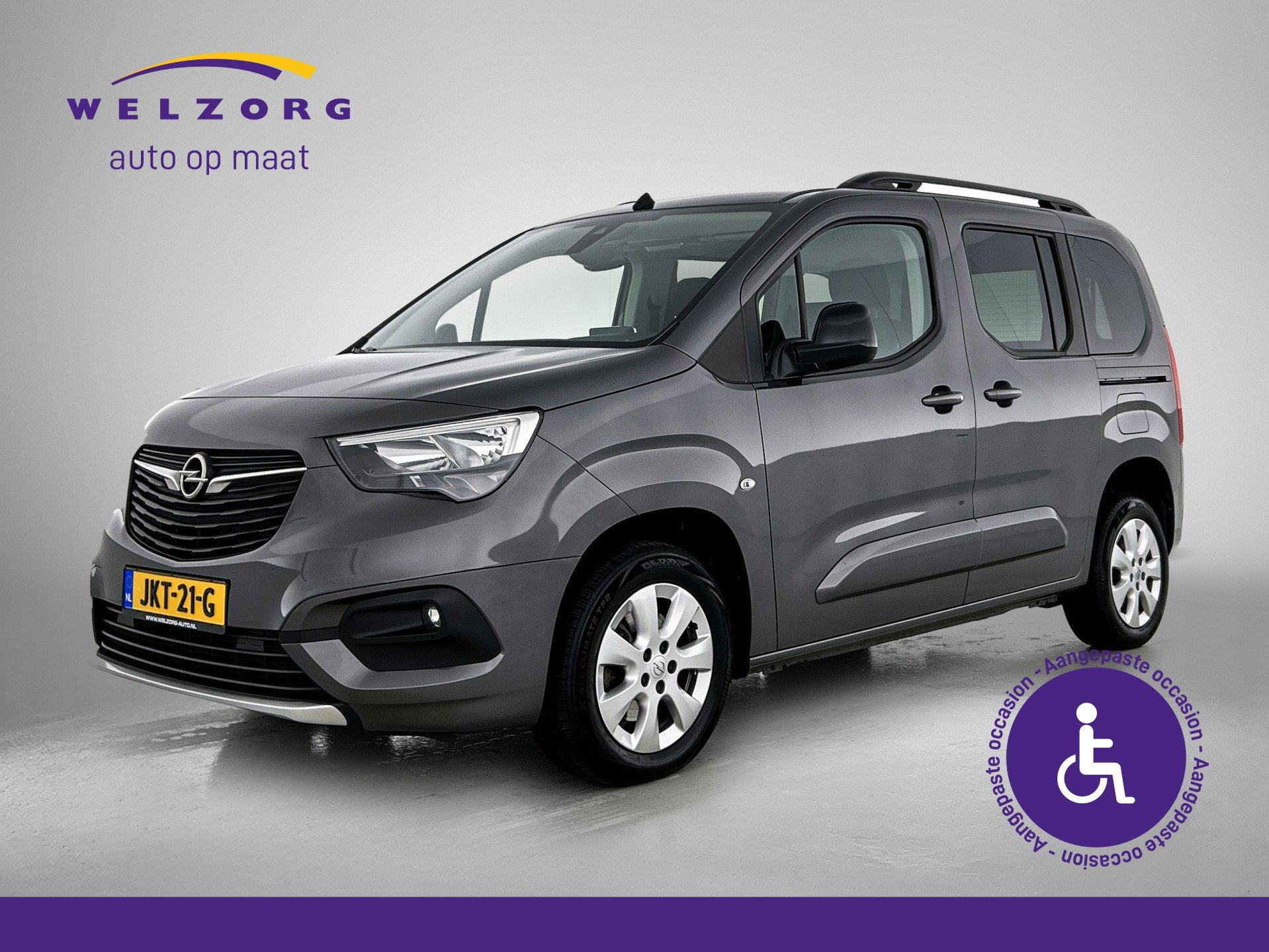 Opel COMBO LIFE 1.2 Direct leverbaar! Rolstoelauto 3+1 Direc, Automaat, 12 maanden, Stof, Gebruikt