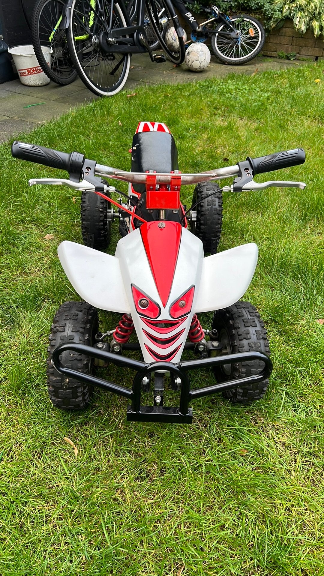 Quad kinder zelf bouw, Ophalen