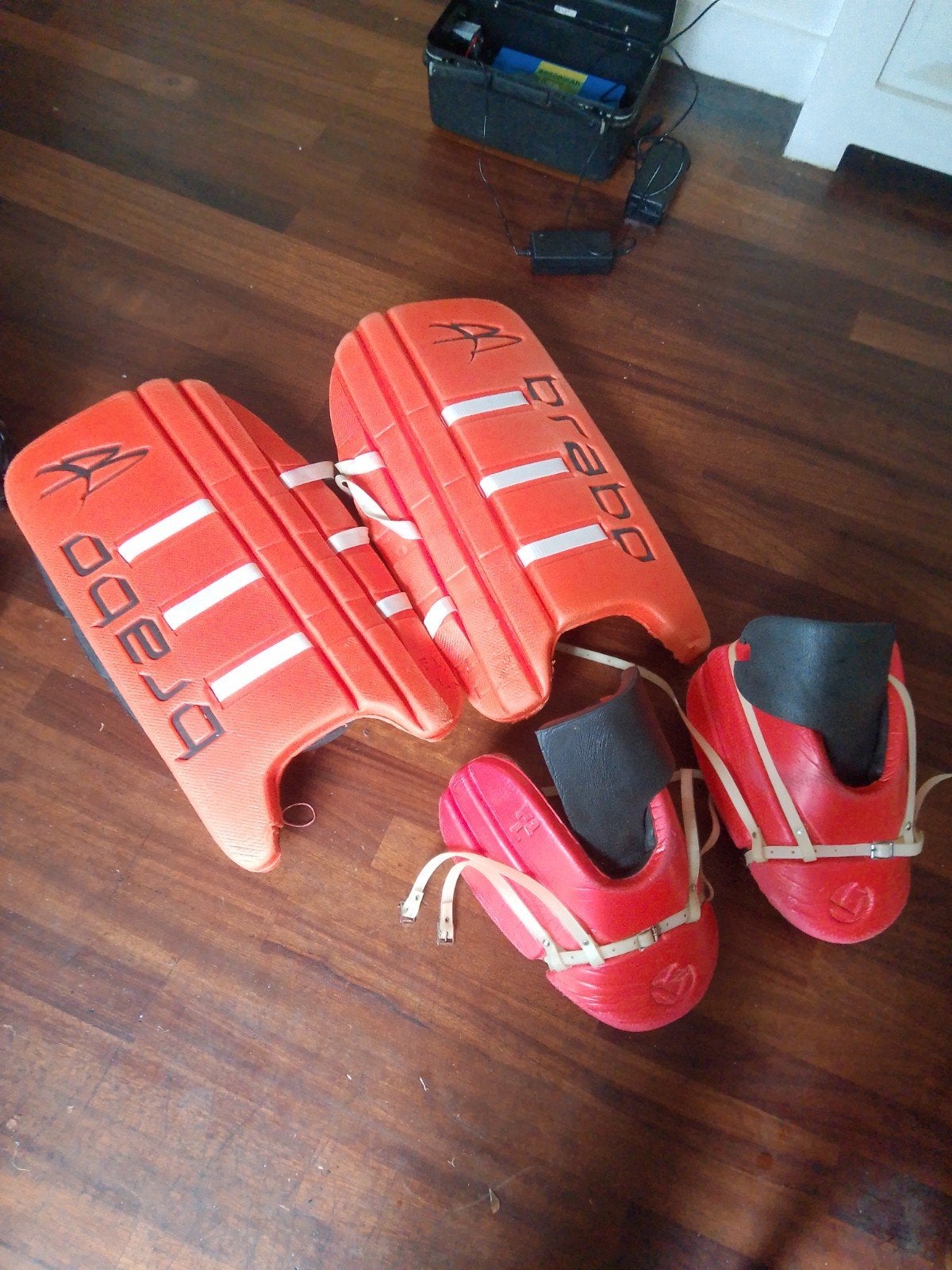 Brabo F1 Keeper Pads + Kickers Maat L, Ophalen of Verzenden