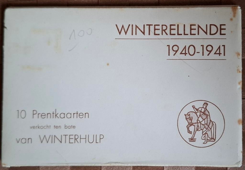 Winterellende 1940-1941 - 10 Prentkaarten Winterhulp, Verzamelen, Ophalen of Verzenden, Overige soorten, Nederland, Boek of Tijdschrift