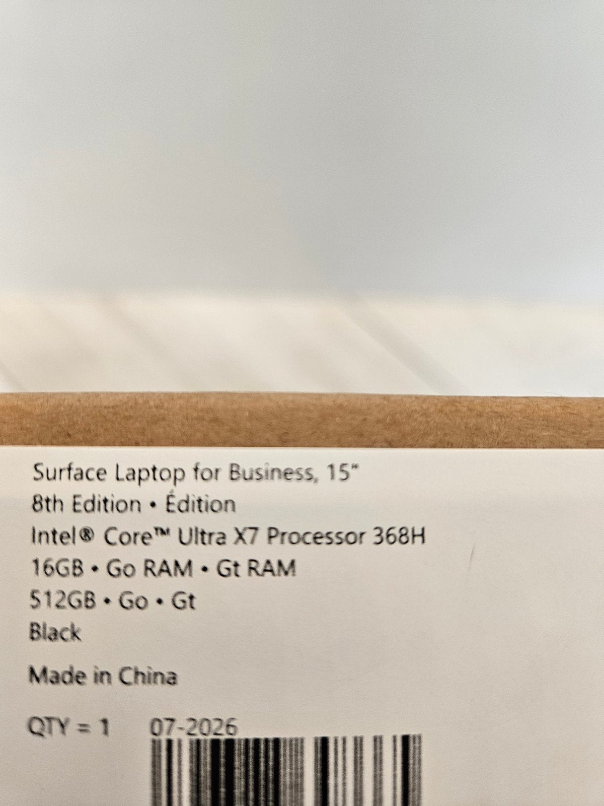 Nieuw: Microsoft Surface Laptop 8 Ultra X7 368H 16gb 512gb, EenvoudPc B.V., Nieuw, Ophalen of Verzenden, 512gb SSD