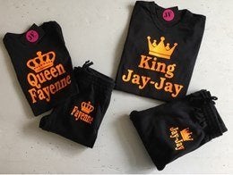 King en queen joggingpakken met je eigen naam in maat 152, Ophalen of Verzenden, Nieuw, Jongen of Meisje, Broek