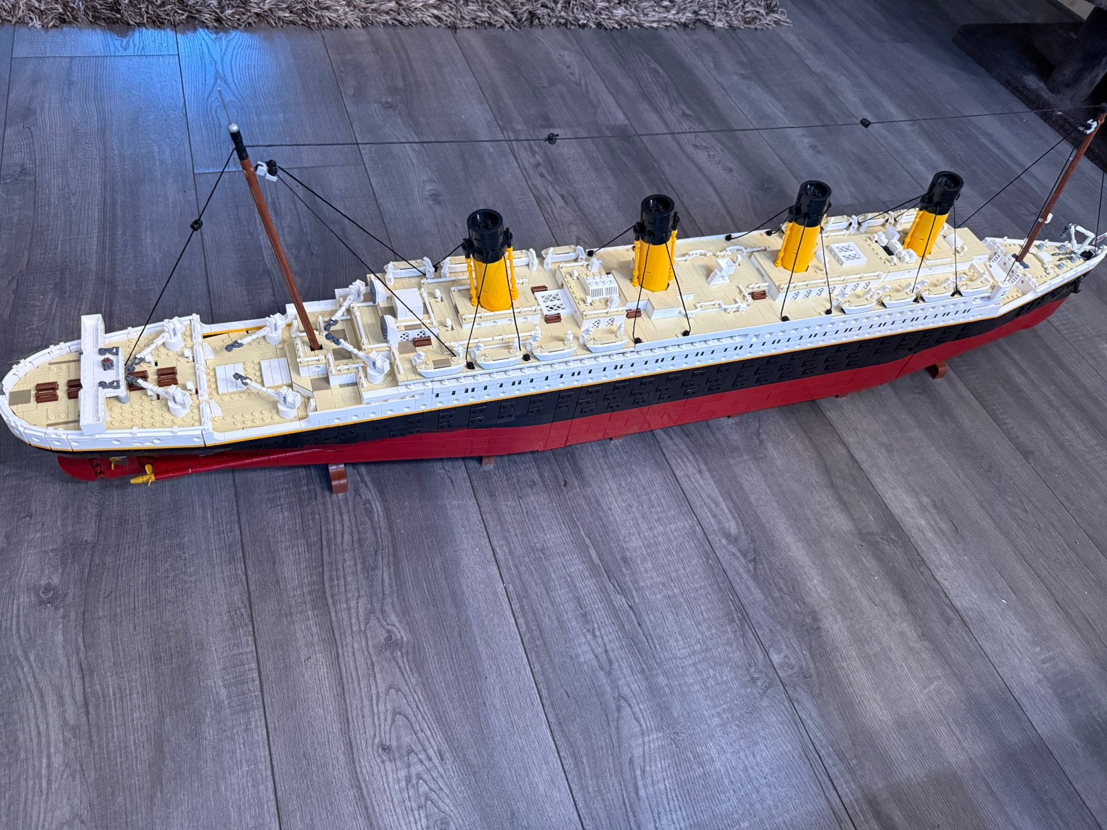 Nep LEGO Titanic - Groot Bouwpakket Schip, Ophalen of Verzenden, Zo goed als nieuw, Overige merken