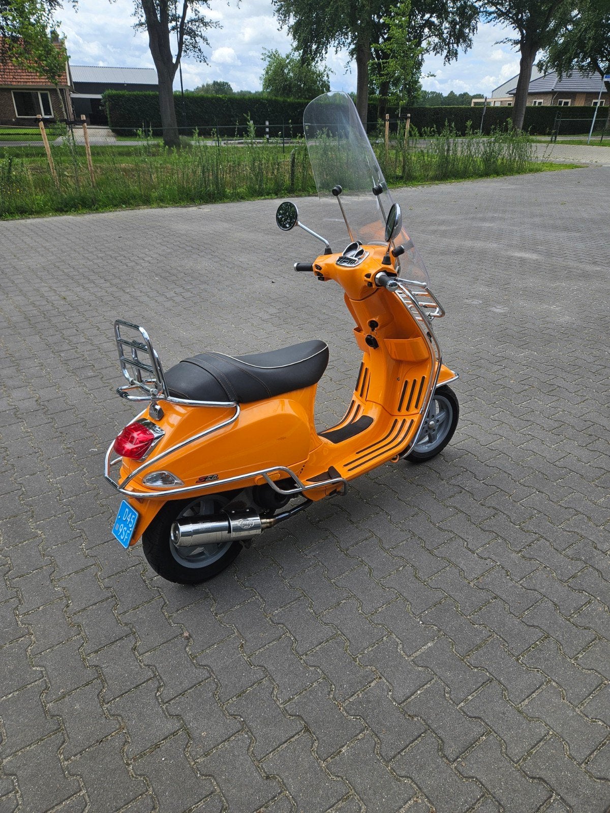 Vespa Piaggio S50 2-takt - Oranje, 11.000 km, Ophalen