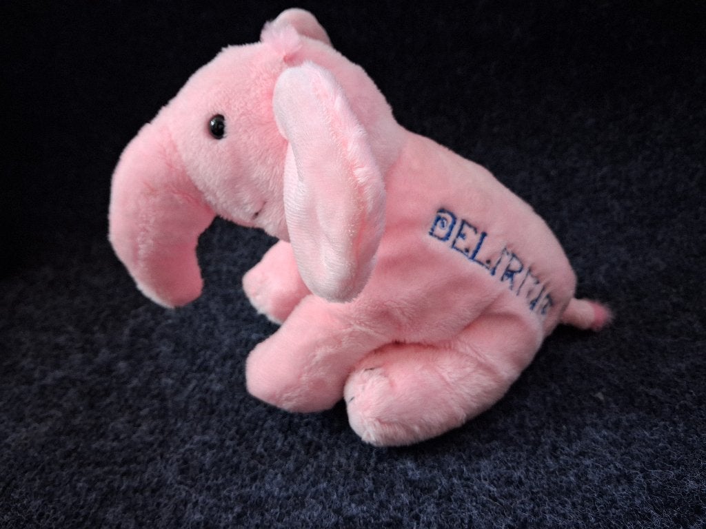 Delirium roze olifant, Verzamelen, Ophalen, Zo goed als nieuw, Reclamebord, Plaat of Schild, Overige merken