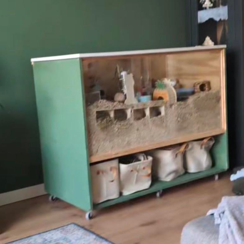 MOET NU WEG! Hamster/gerbel kooi, Dieren en Toebehoren, Knaagdieren en Konijnen | Hokken en Kooien, Ophalen, Kooi, 110 cm of meer