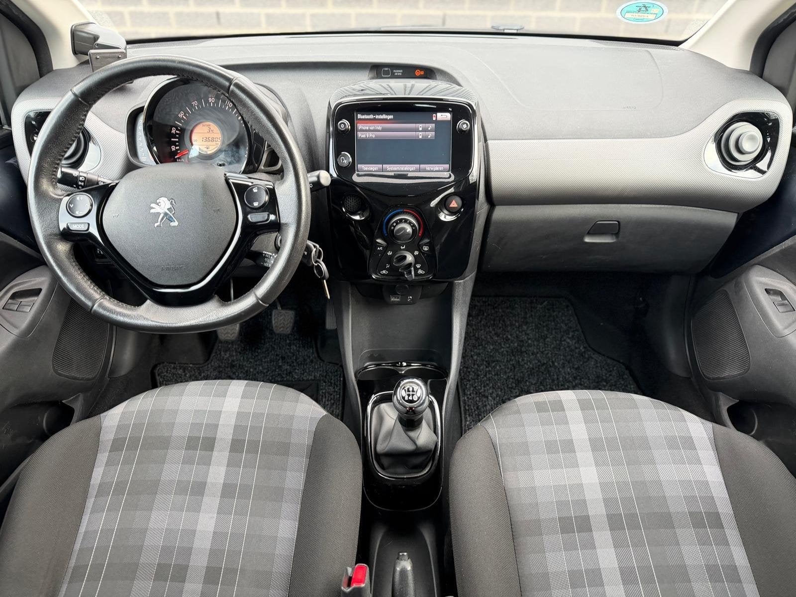 Peugeot 108 1.0 e-VTi Allure |Airco| 5 Deurs|CruiseCtrl|Carp, Auto's, Voorwielaandrijving, Stof, Gebruikt, 4 stoelen