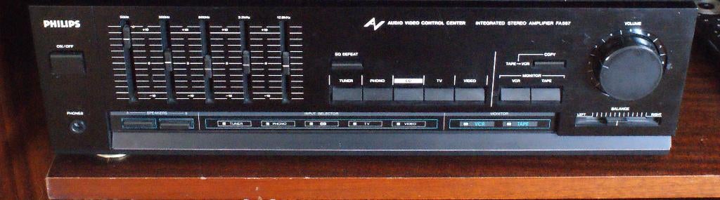 PHILIPS Versterker. Type FA567 Hifi, Ophalen of Verzenden, Gebruikt, Overige merken