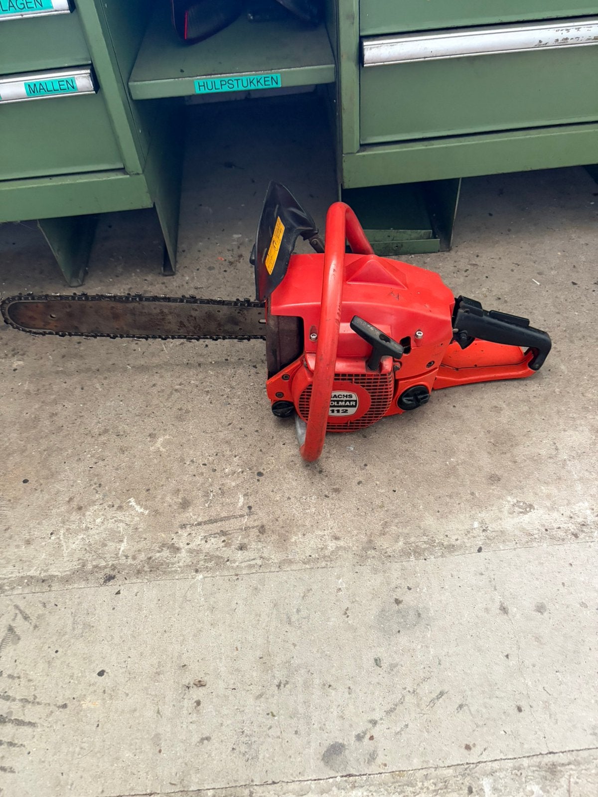 Sachs dolmar 112 kettingzaag (lees info), Verzenden, Gebruikt