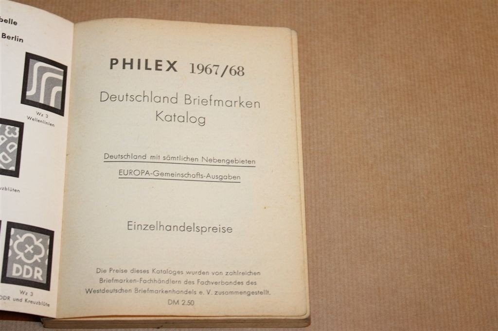 Philex Duitsland 1967/68 — Europa & Bijgebieden, Ophalen of Verzenden, Overige landen, Postfris