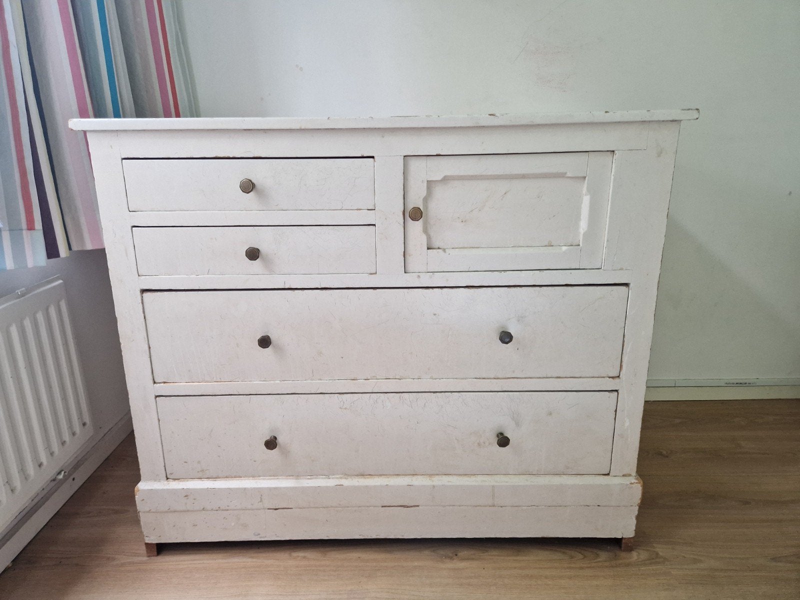 Vintage commode, Ophalen, Gebruikt, 50 tot 70 cm, 100 cm of meer