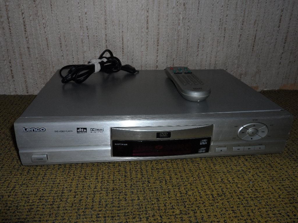 DVD video player, Lenco, met afst. bediening, Ophalen of Verzenden, Gebruikt, Dvd-speler, Overige merken