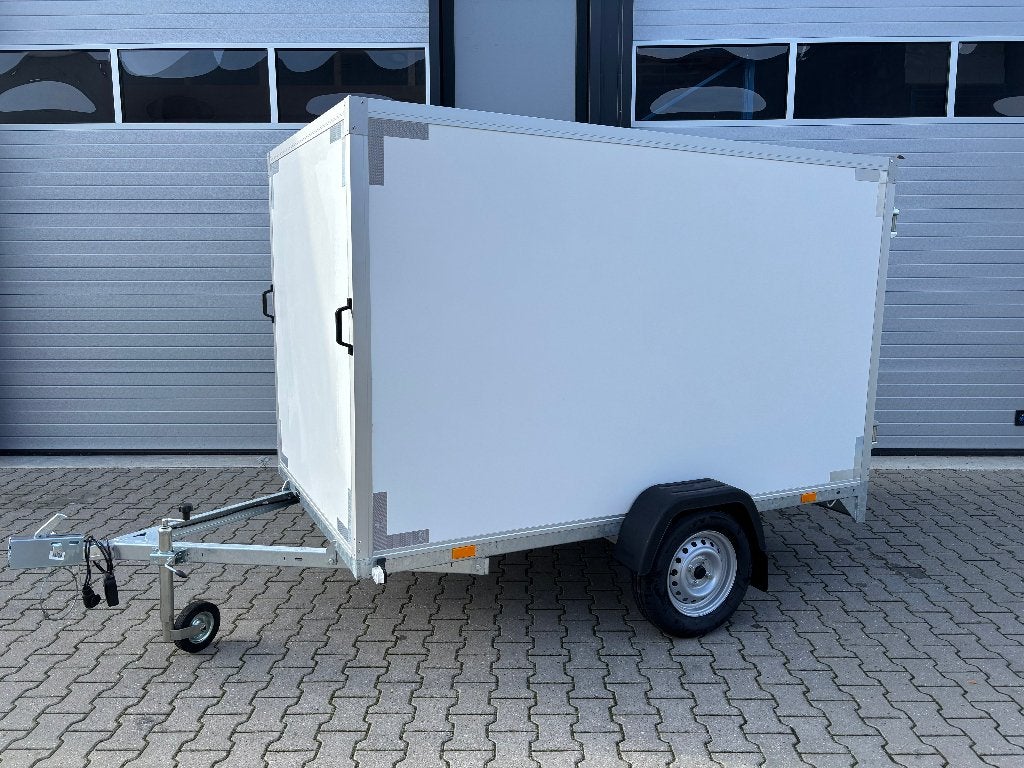 NIEUWE GESLOTEN AANHANGER – 250 x 150 x 150 CM – 750 KG, Nieuw, Outlethal, Outlethal, Ophalen