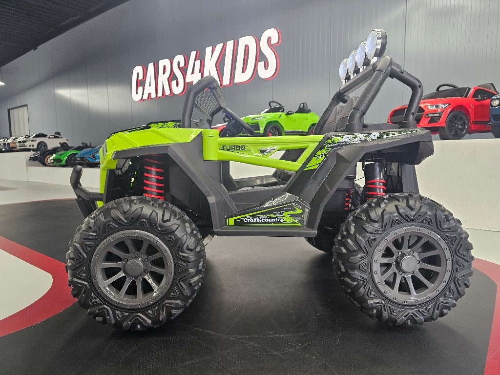 Kinder Buggy - 12 volt - 4 motors - leren zit - soft start, Ophalen of Verzenden, Nieuw, Afstandsbediening