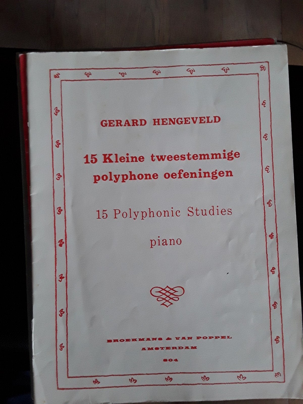 Gerard Hengeveld-15 Kleine tweestemmige polyphone oefeninge, Gebruikt, Klassiek, Les of Cursus, Ophalen of Verzenden