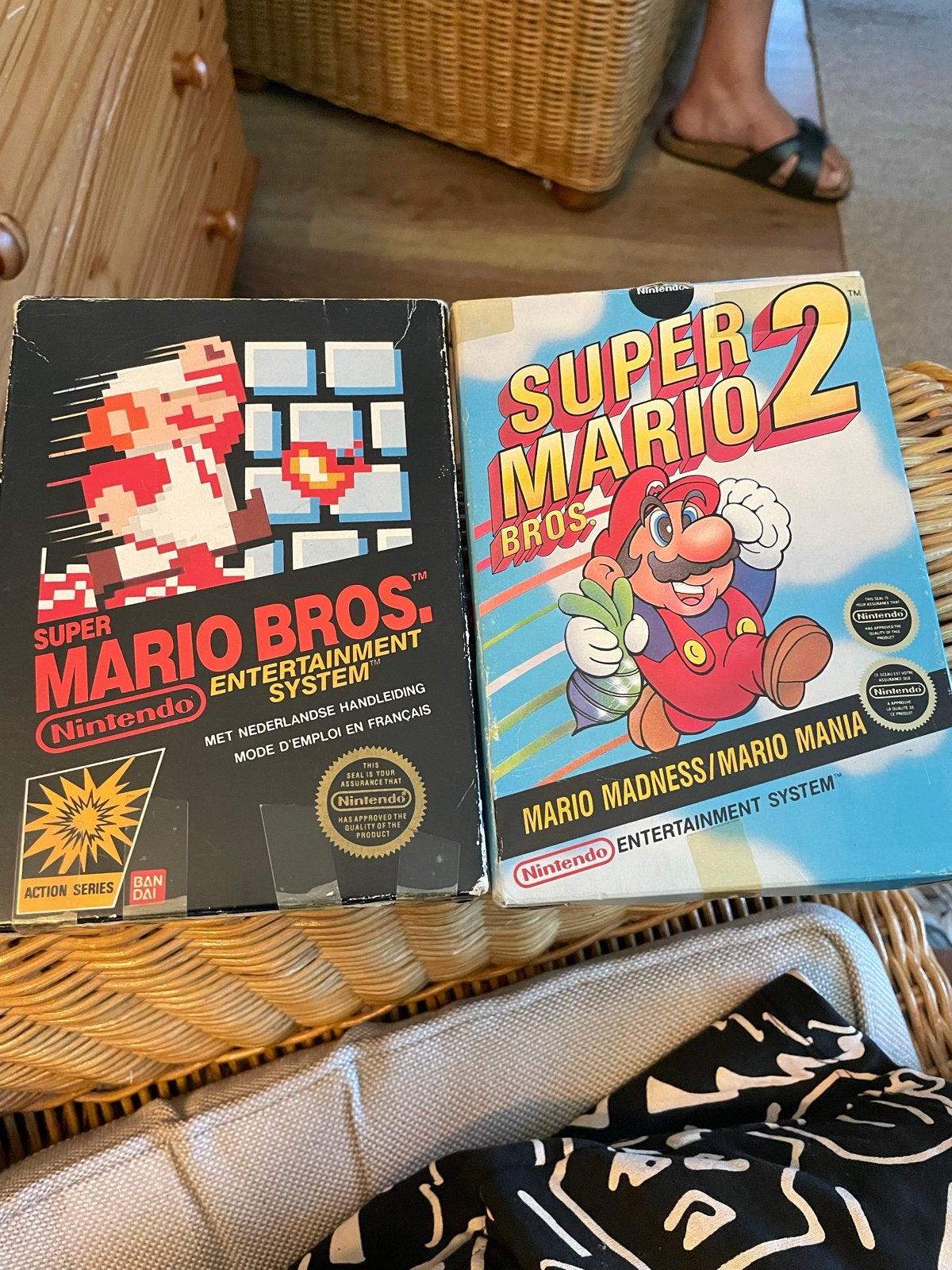 Super Mario Bros. 1 & 2 NES - Zeldzame Klassiekers!, Gebruikt, 2 spelers, Ophalen of Verzenden, Vanaf 3 jaar