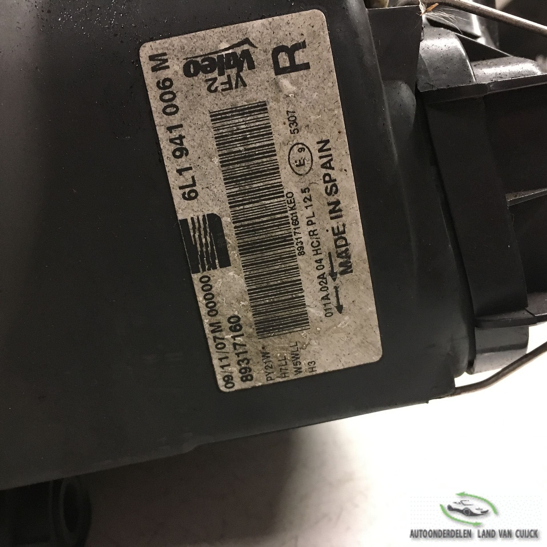 Seat Ibiza 1.9tdi 5drs 2008 2500218 Koplamp  Rechtsvoor, Gebruikt, -, -, Ophalen of Verzenden