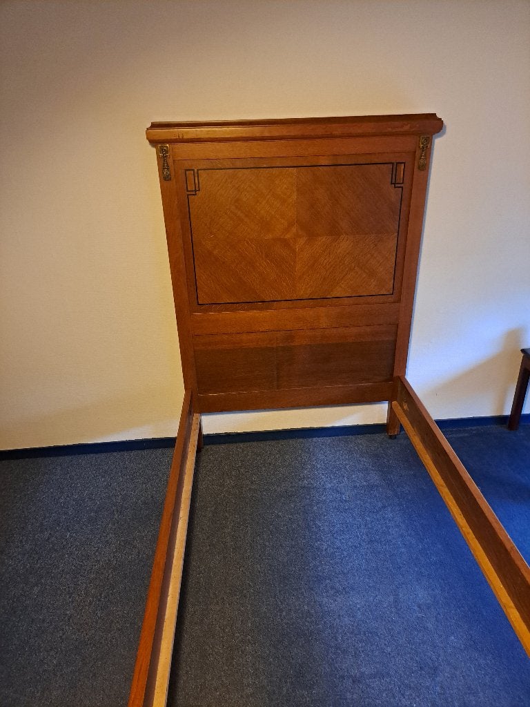 Prachtig antiek houten bed, Ophalen