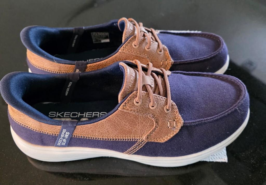 Nieuwe Skechers Slip-ins maat 38 (1x gedragen), Kleding | Dames, Schoenen, Skechers, Blauw, Instappers, Ophalen of Verzenden