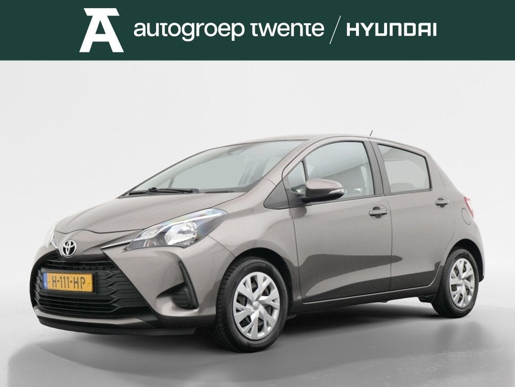 Toyota Yaris 1.0 VVT-i Comfort | Airco | Bluetooth | Dealer, Auto's, Dealer onderhouden, Stof, 730 kg, Bedrijf