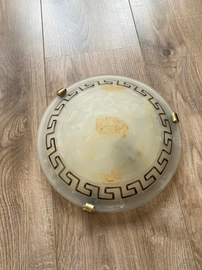 Plafondlamp met Griekse stijl rand, Huis en Inrichting, Ophalen of Verzenden, Gebruikt