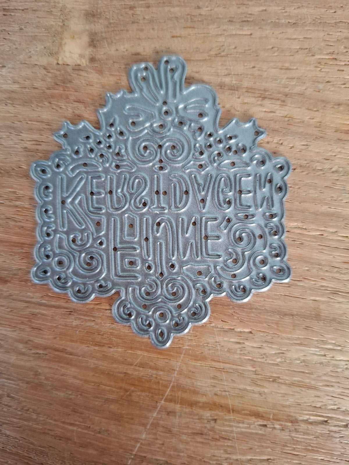 snijmal tekst fijne feestdagen, Ophalen of Verzenden, Kerst, Pons of Mal