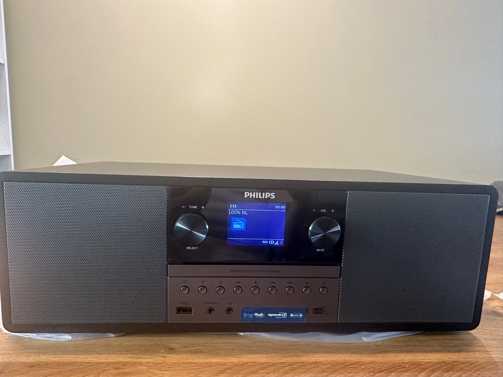 Philips TAM6805/10 Micro Music System – Zo goed als nieuw, Philips, Ophalen of Verzenden, Zo goed als nieuw, Microset