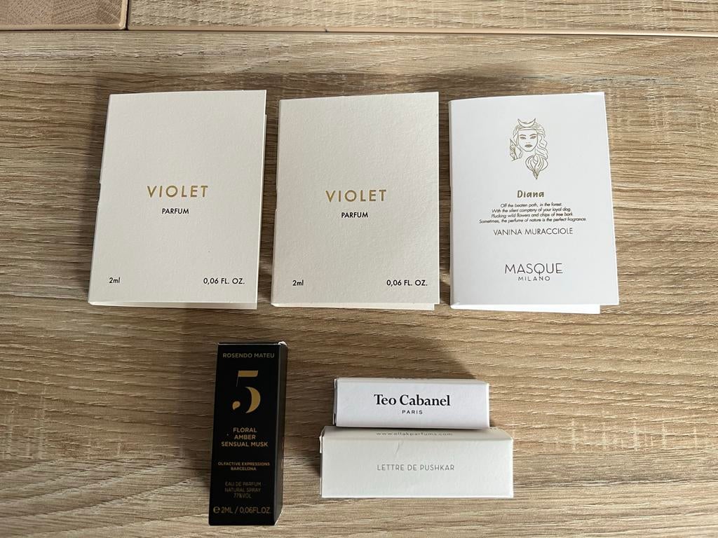 Niche Parfum proefjes set 6 st. / nieuw, Verzenden, Nieuw