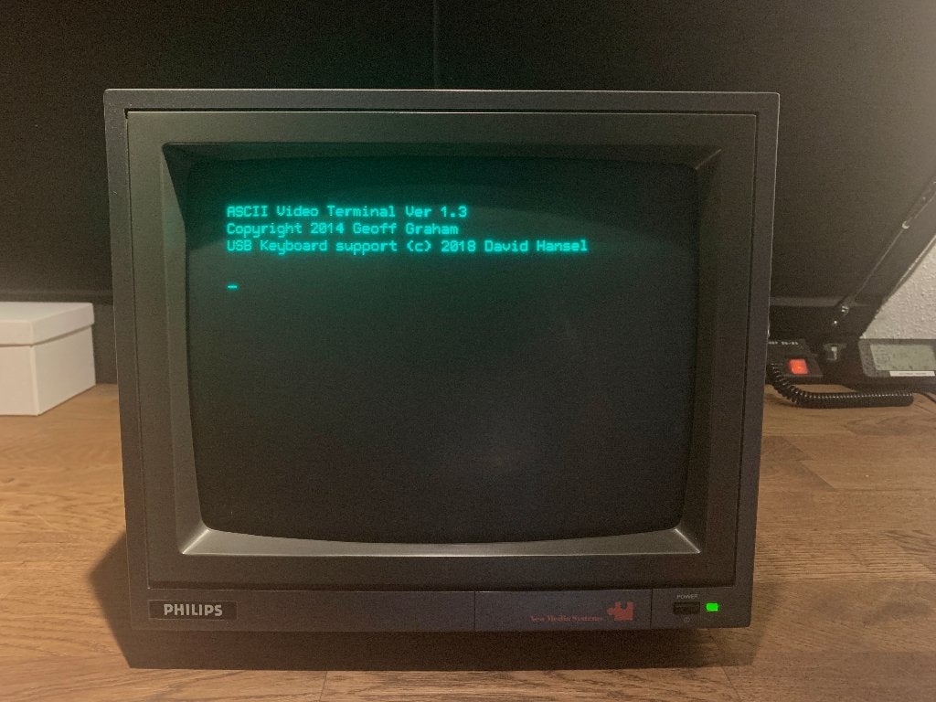 Philips VS0040 monochroom (groen) monitor, Computers en Software, Monitoren, Philips, Gebruikt, Ophalen of Verzenden, Overige typen