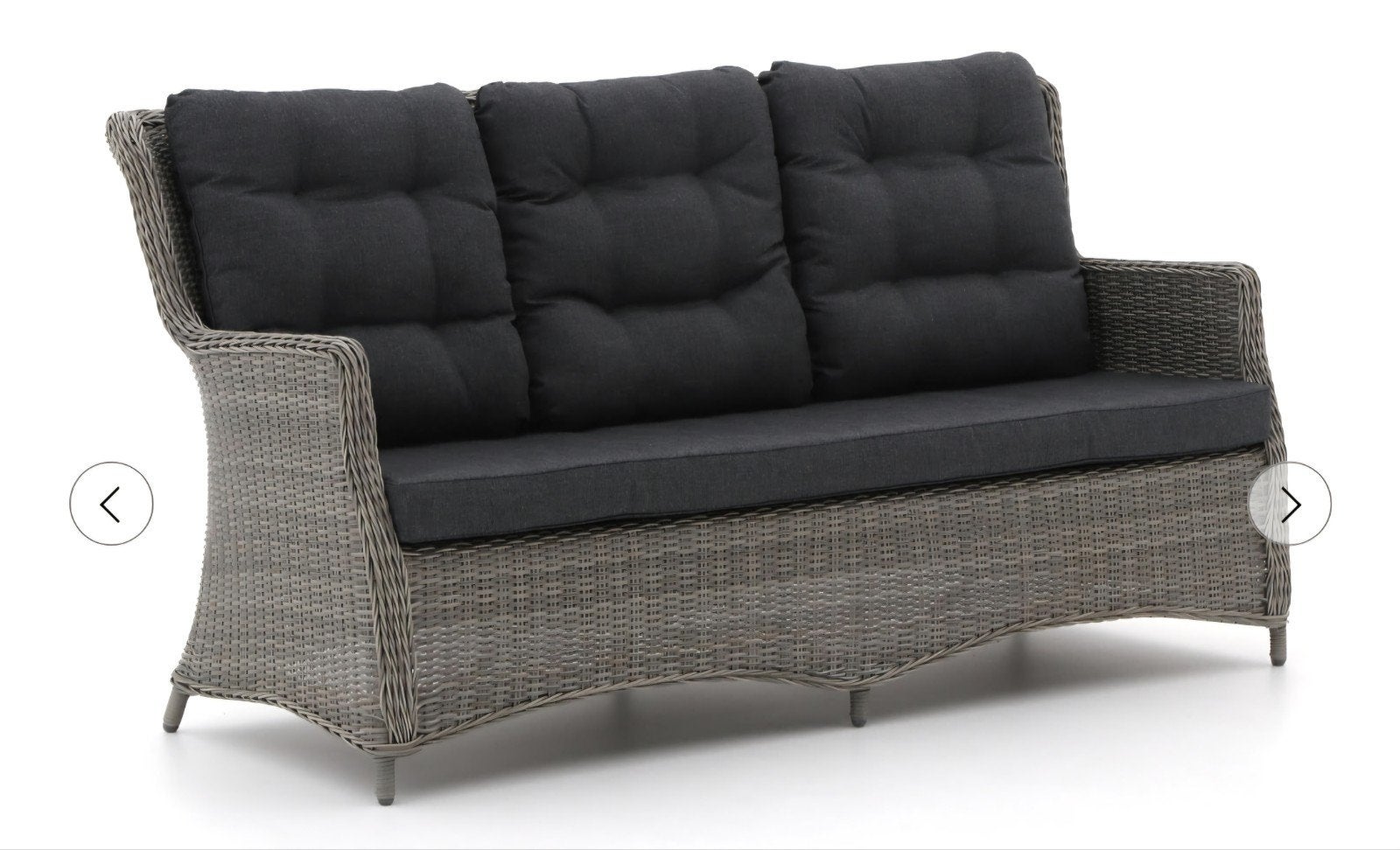 Intenso Milano lounge tuinbank 3 zitplaatsen., Tuin en Terras, Tuinbanken, Ophalen, Gebruikt, Wicker