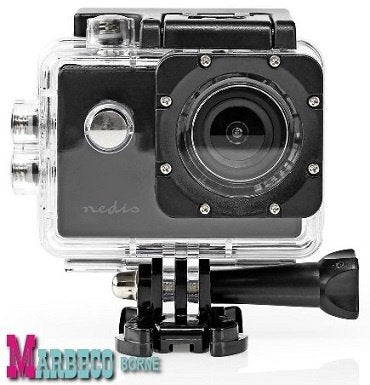 Action cam Full HD, 1080p@30fps Actioncam, 12MP incl. acces, Overige merken, Nedis, Nieuw, Info@marbeco.nl