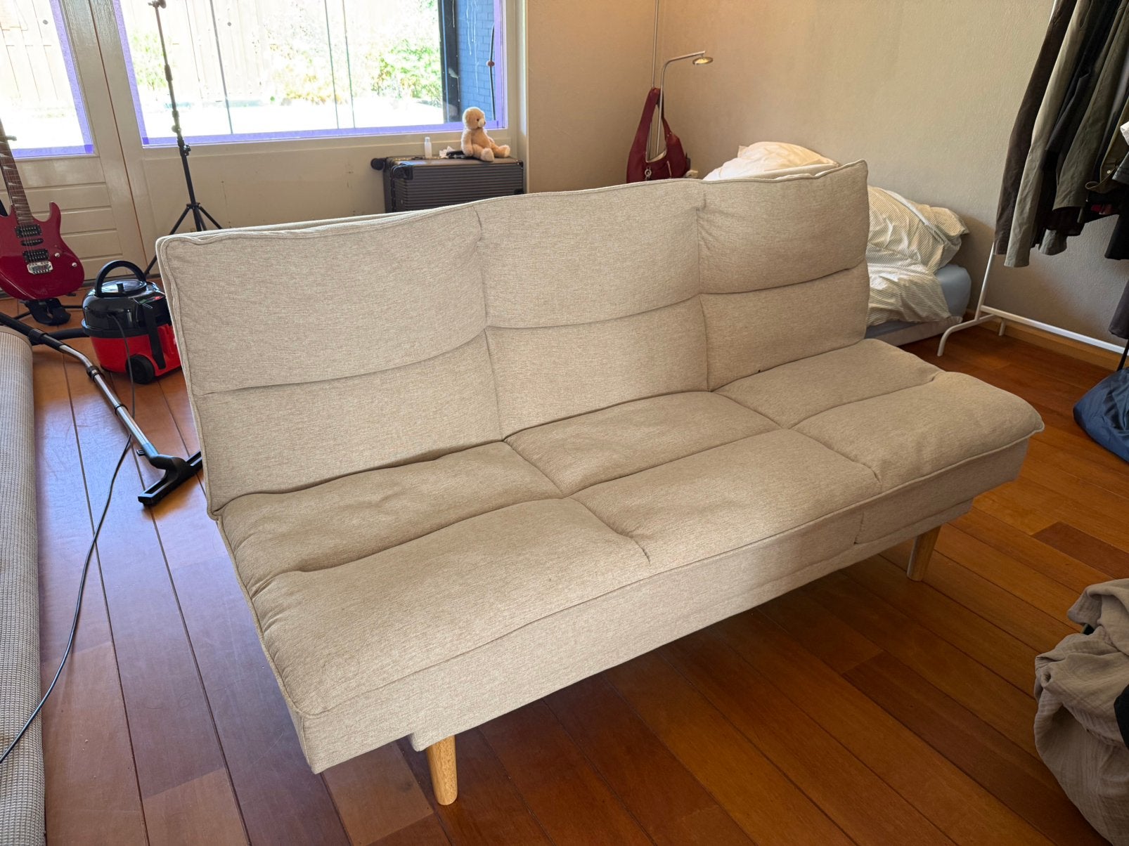 Sklum 2 zitter slaapbank, Ophalen, 150 tot 200 cm, Tweepersoons, 75 tot 100 cm