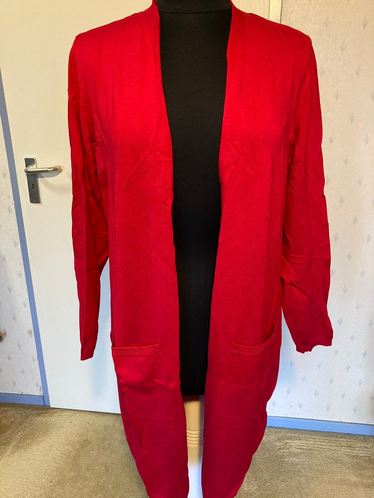 066 Expresso vest Jana in maat L rood, Kleding | Dames, Verzenden, Zo goed als nieuw, Maat 42/44 (L), Rood