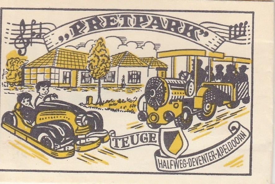 pretpark Teuge - Deventer Apeldoorn botsauto treintje, Ophalen of Verzenden