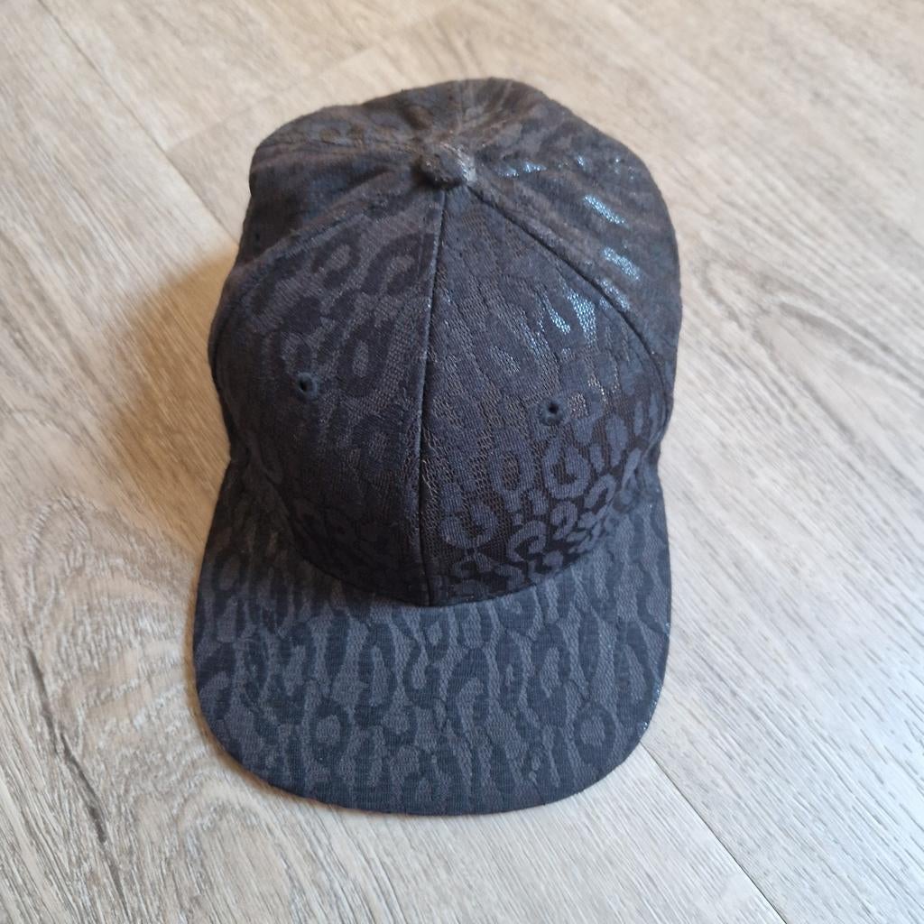 Pet met luipaardprint, Kleding | Dames, Hoeden en Petten, Zo goed als nieuw, Pet, 58 cm (L, 7¼ inch) of meer, Ophalen of Verzenden