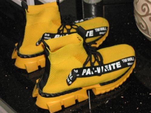 40-41 PAI-WEITE gele schoenen, Overige kleuren, Ophalen of Verzenden, Sneakers of Gympen, Zo goed als nieuw