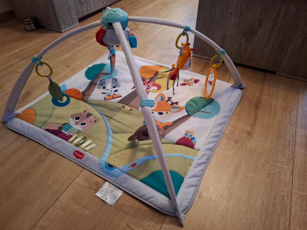 Tiny Love forest DeLuxe babygym met licht en geluid., Kinderen en Baby's, Speelgoed | Babyspeelgoed, Ophalen of Verzenden, Zo goed als nieuw