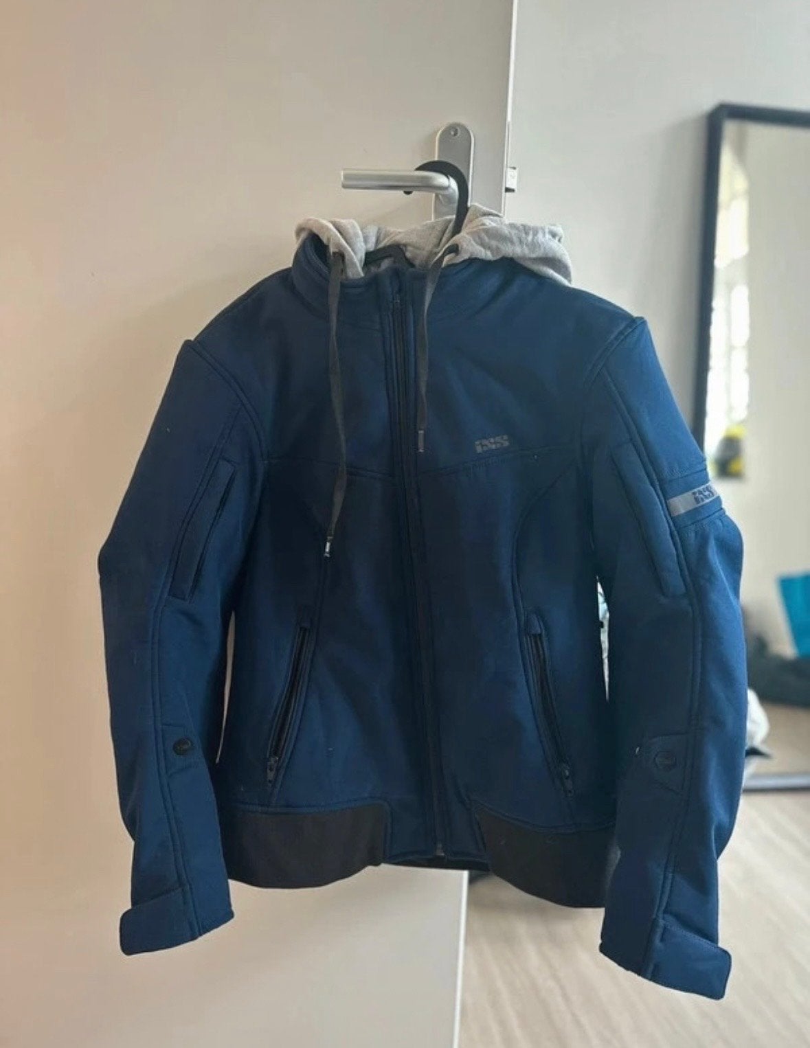 IXS  Textiel Motorjas met Capuchon - Maat DS, Motoren, Ophalen of Verzenden, Tweedehands, Dames, Jas | textiel