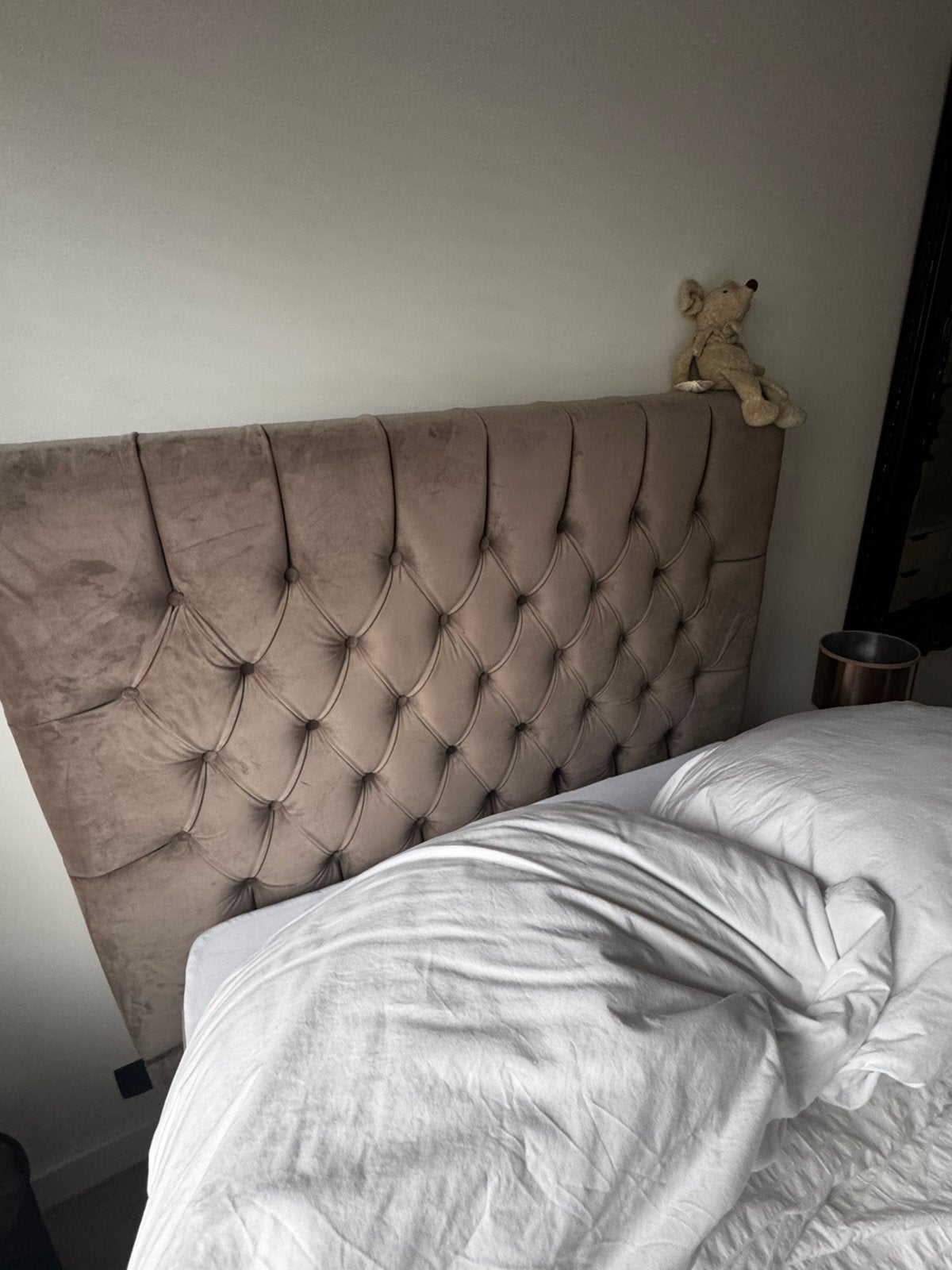 Boxspring 140, Huis en Inrichting, Ophalen, Zo goed als nieuw, Twijfelaar, 140 cm