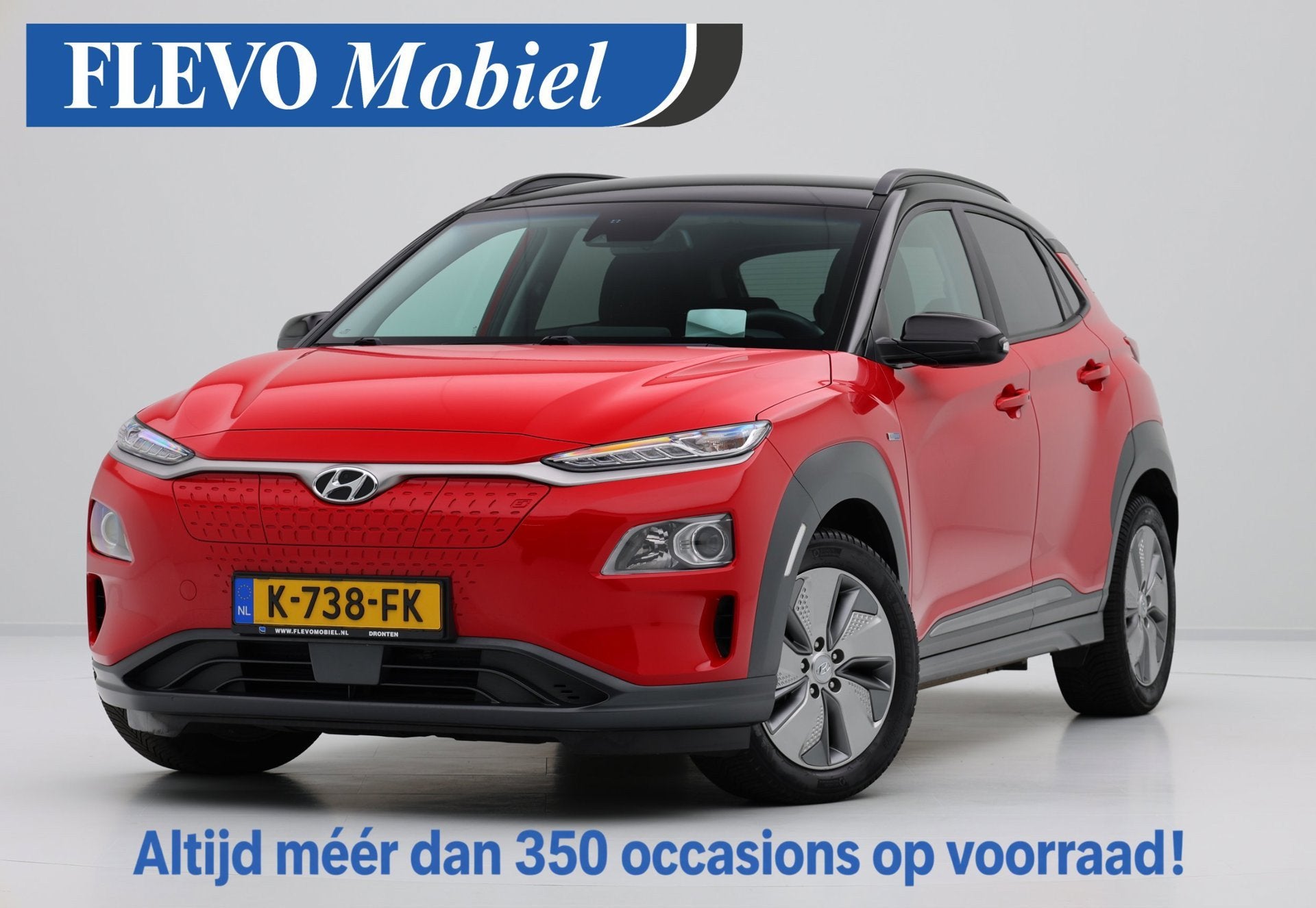 Hyundai Kona EV Fashion 64 kWh Aut. HUD|Navi|Cam|Adapt.Cruis, Stof, Gebruikt, 174 min, Automatische klimaatregeling