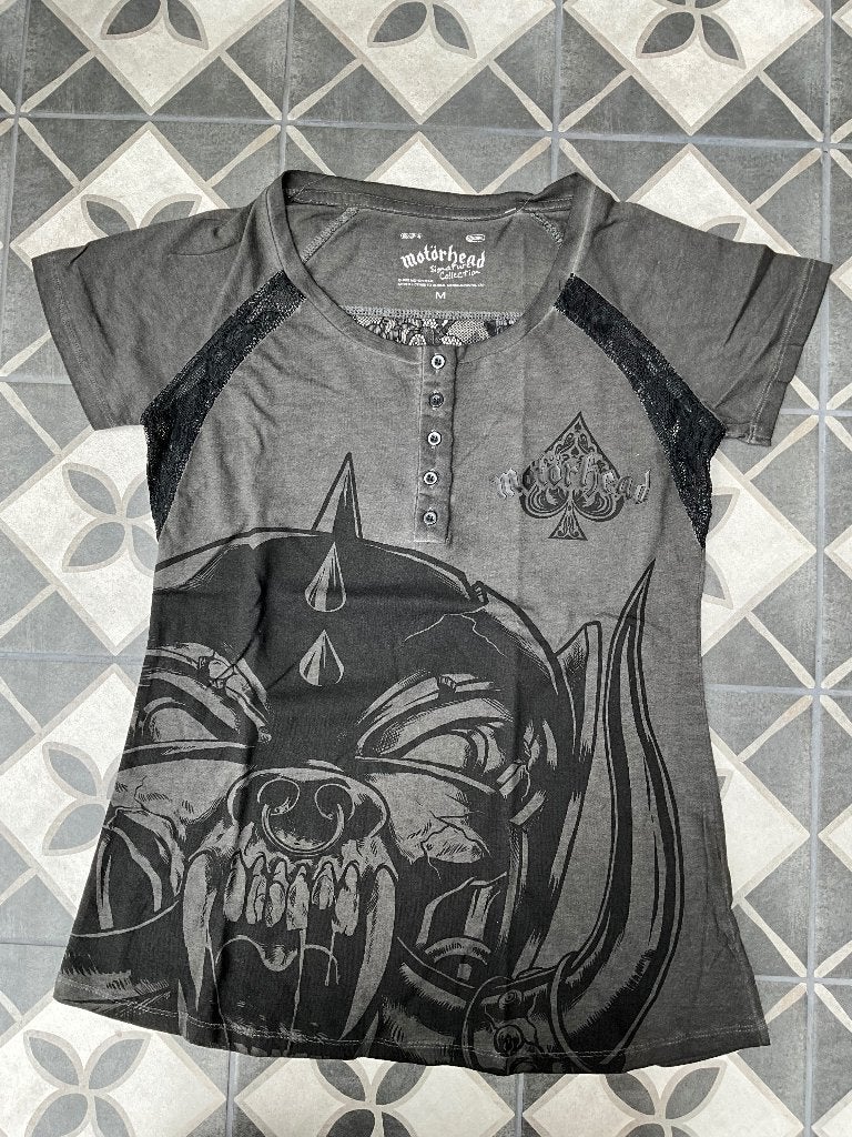 T-shirt van Motorhead Zwart/Grijs Maat M, REGIA, Nieuw, Ophalen of Verzenden, T-shirt van Motorhead Zwart/Grijs Maat M