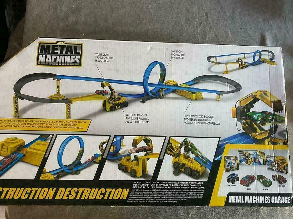 Metal Machines Construction Destruction Racebaan nieuw, Kinderen en Baby's, Overige merken, Racebaan, Ophalen of Verzenden, Overige aandrijving