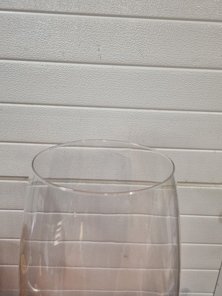 vaas groot glas op voet 65h, Ophalen of Verzenden