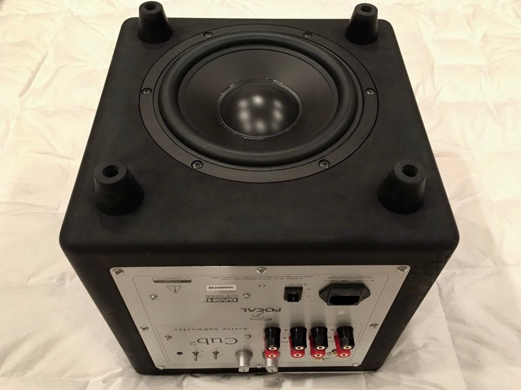 FOCAL JMLab Actieve subwoofer CUB2 - Topklasse, Subwoofer, Zo goed als nieuw, Ophalen, 150 watt of meer