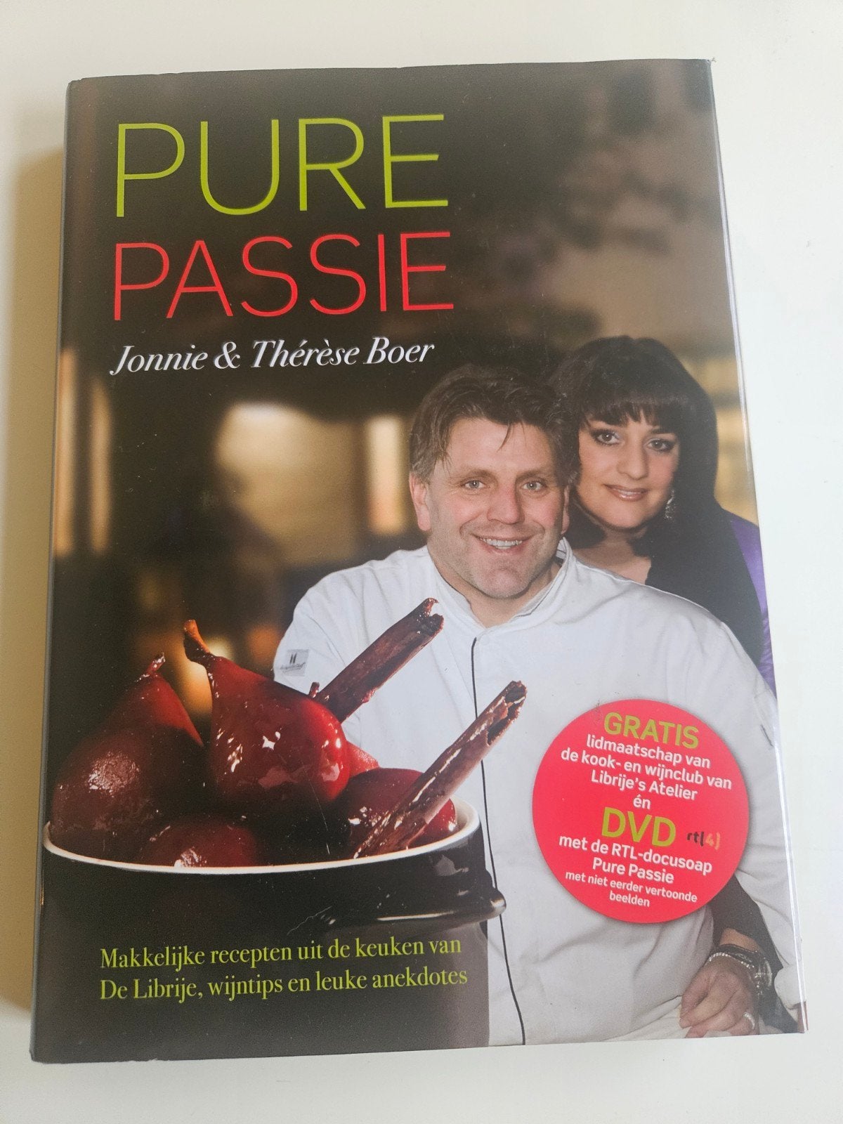 Pure Passie: Kookboek Jonnie & Thérèse Boer (De Librije), Boeken, Voorgerechten en Soepen, Ophalen of Verzenden, Zo goed als nieuw