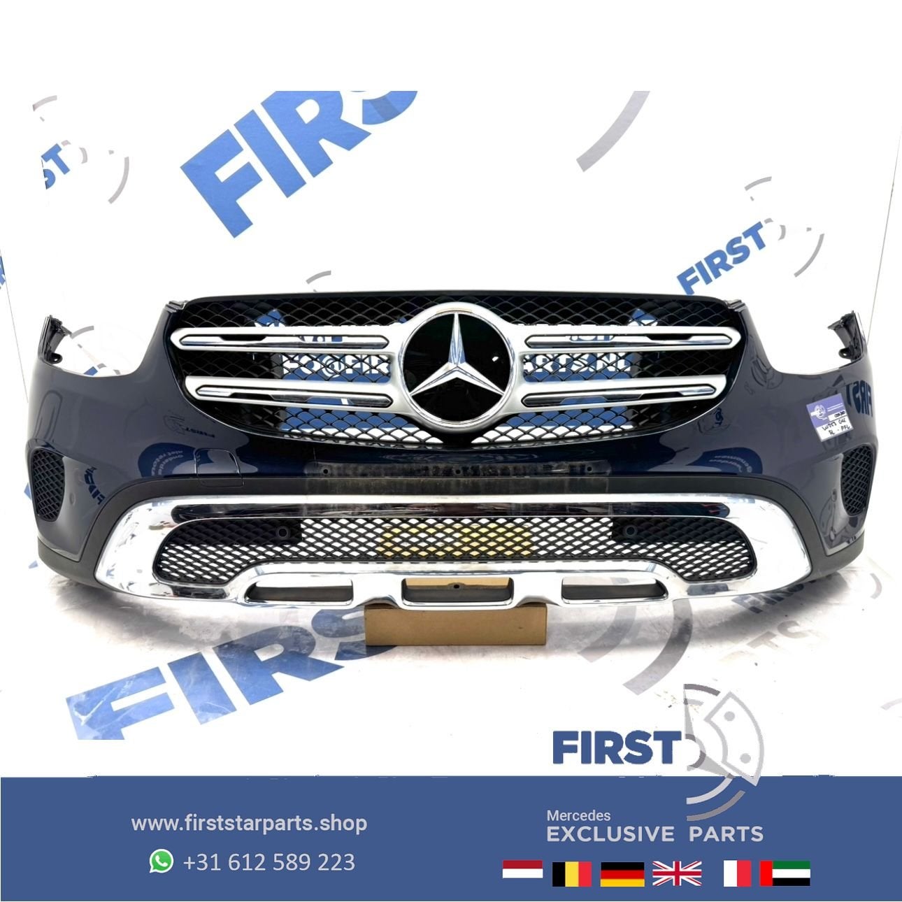 W253 BUMPER GLC COMPLEET + GRIL A2538858102 ZWART WIT GRIJS, Auto-onderdelen, Gebruikt, -, Voor, Ophalen of Verzenden